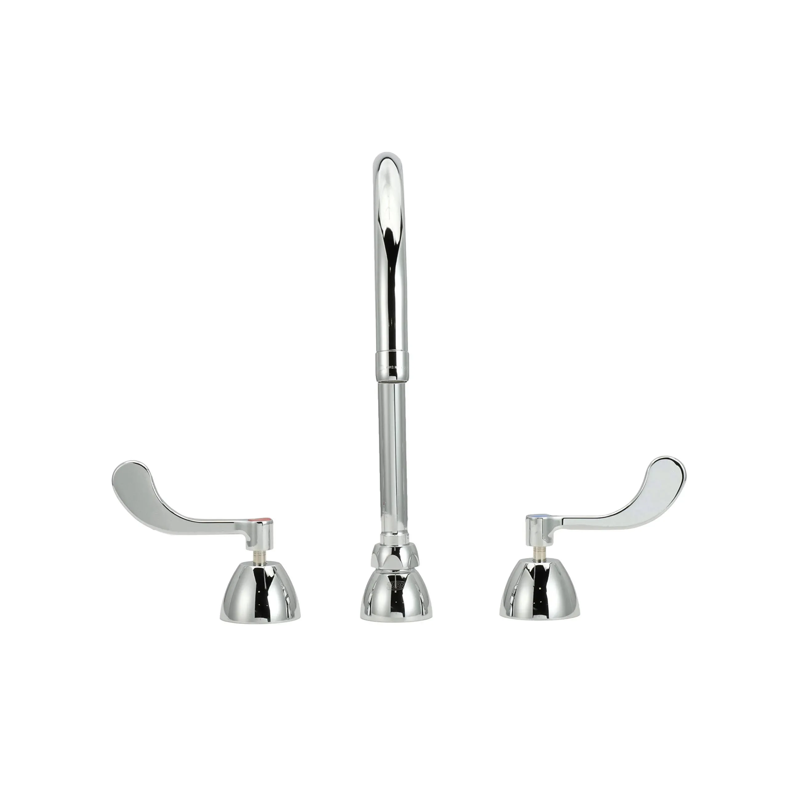 Zurn Z831C4-XL Lead-Free Widespread Faucet with 8" Gooseneck and 4" Wrist Blade Handles