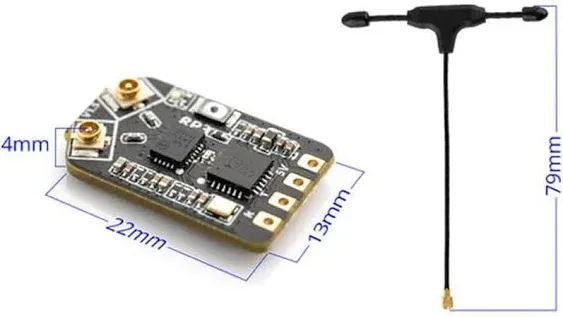 RP3 Expresslrs 2.4Ghz ELRS Nano Receiver Long Range Low Latency Receiver for FPV