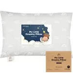 KeaBabies 1pk Toddler Pillow Gray Rainbow