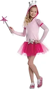 Glinda Good Witch Hooded Tutu Wizard of Oz Fancy Dress Halloween Child Costume