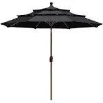 EliteShade USA 10-Year-Non-Fading 9Ft 3 Tiers Market Umbrella Patio Umbrella Outdoor Table Umbrella with Ventilation