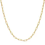 Ana Luisa Link Chain Necklace - Laura Slim - Gold, Gold