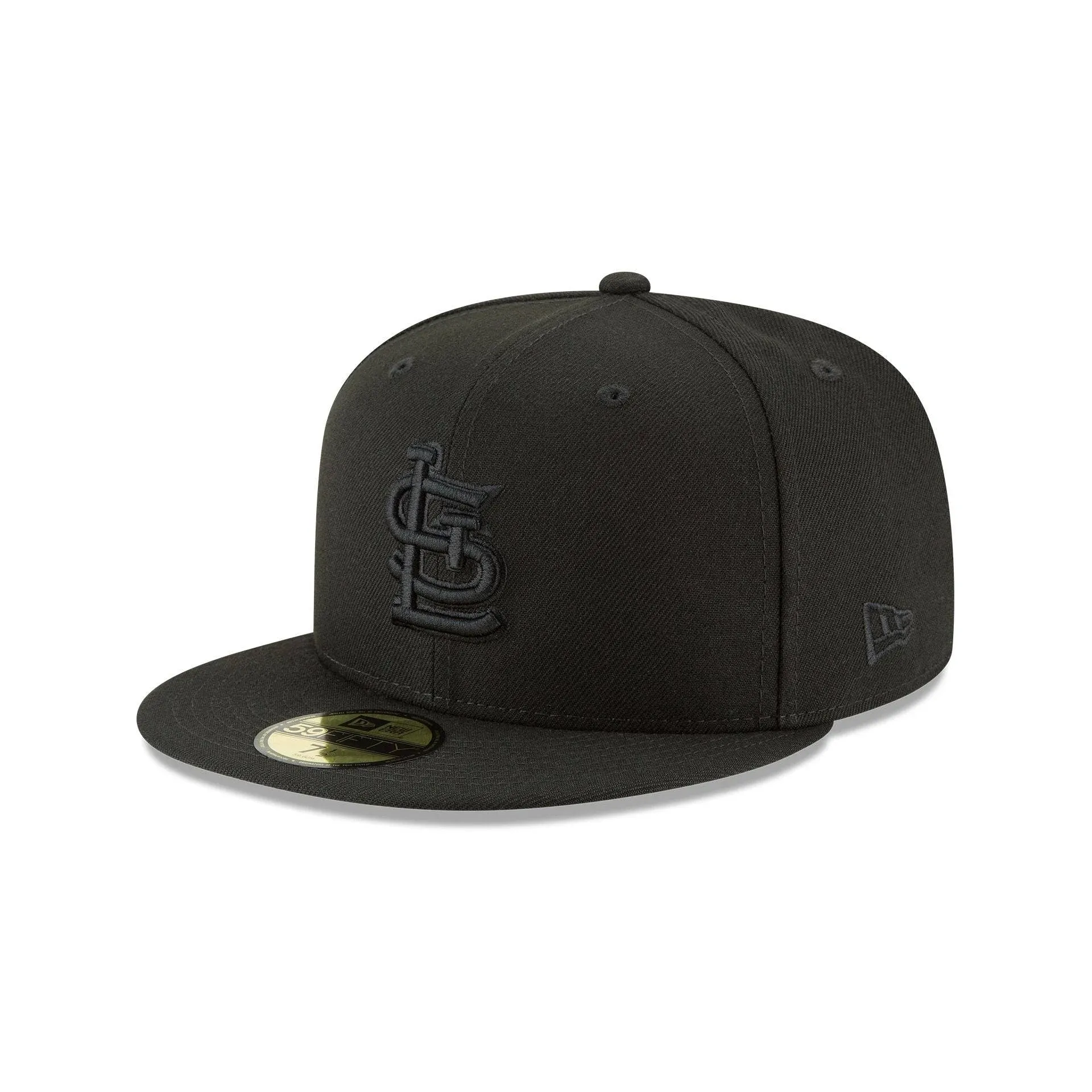 St. Louis Cardinals Black on Black MLB 59Fifty Fitted Cap