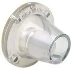 Seachoice Polished Polycarbonate 7.2 in. L x 3/4 - 1-1/2 in. W Small Self Bailing Scupper 1 pk