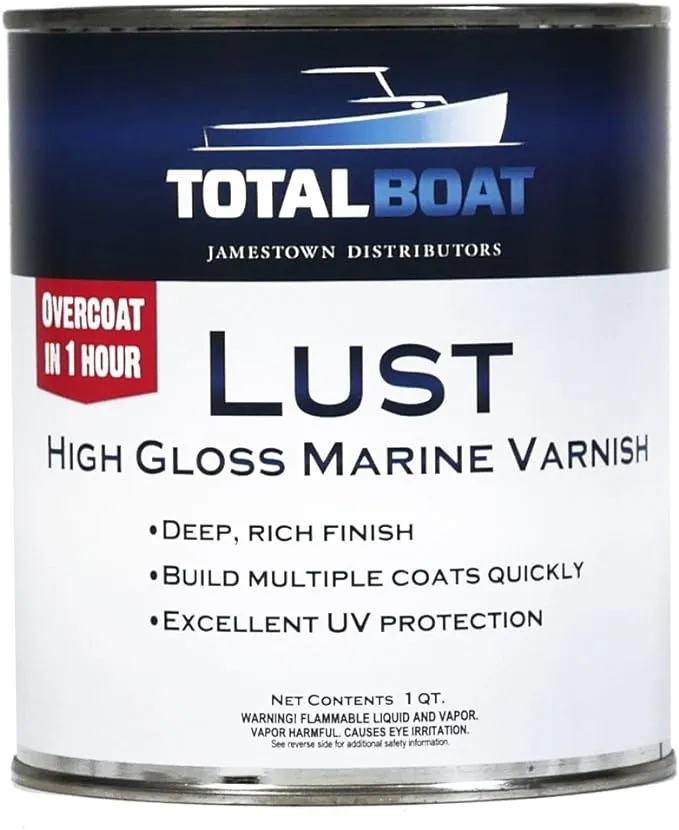 TotalBoat Lust Marine Varnish High Gloss Quart