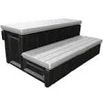 Leisure Accents Spa Storage Step - Gray/Gray