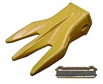 H&L Tooth Company 230TR3 Triple Tiger Trident Backhoe Bucket Teeth Plus 230DFP Long Flexpins for Deere, Case, JBC, and More. Single Tooth and Pin.