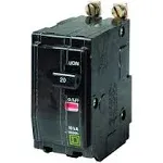 QO 20 Amp 2-Pole Bolt-On Circuit Breaker QOB220CP