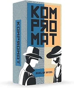 Helvetiq Kompromat Card Game - Unleash Your Espionage Skills in a High-Stakes Duel! Fun Spy vs. Spy Game for Kids & Adults, Ages 8+, 2 Players, 30 Minute Playtime, Made by Helvetiq