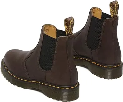 Dr. Martens Unisex 2976 Bex Chelsea Boot, Dark Brown Crazy Horse, 9 US Women