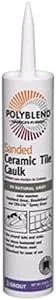 Polyblend Ceramic Tile Caulk 10.5 oz, Natural Gray