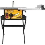 DeWALT DWE7491X 15 Amp 10 Inch Job Site Table Saw with Mobile Scissor Stand