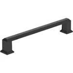 Amerock BP37360FB Appoint 6-5/16 inch (160mm) Center-to-Center Matte Black Cabinet Pull