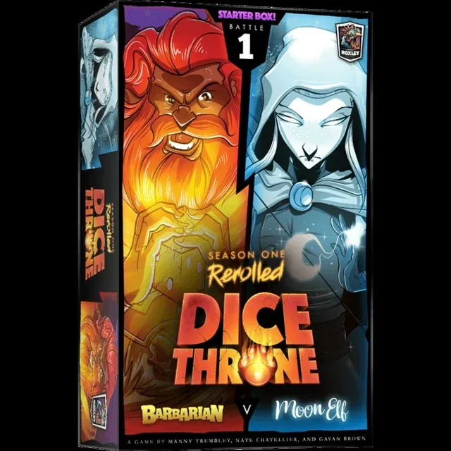 Dice Throne Season 1 Rerolled Barbarian Vs Moon Elf