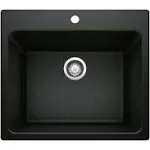 Blanco 442924 Liven Dual Mount Laundry Sink - Coal Black