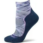 Darn Tough Light Hiker 1/4 Lightweight Cushion Sock - Women's Cosmic Purple, M