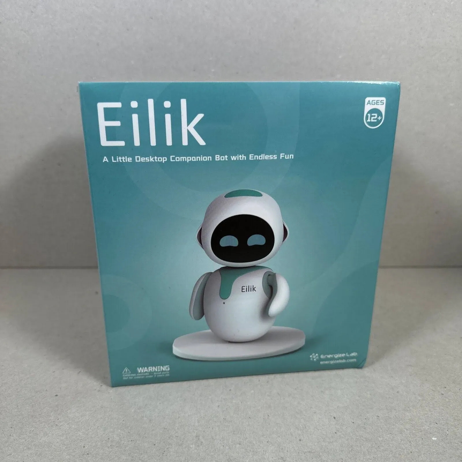 Eilik – 適合兒童和成人的可愛機器人寵物,您在家或工作空間的完美互動伴侶,送給女孩和男孩的獨特禮物。