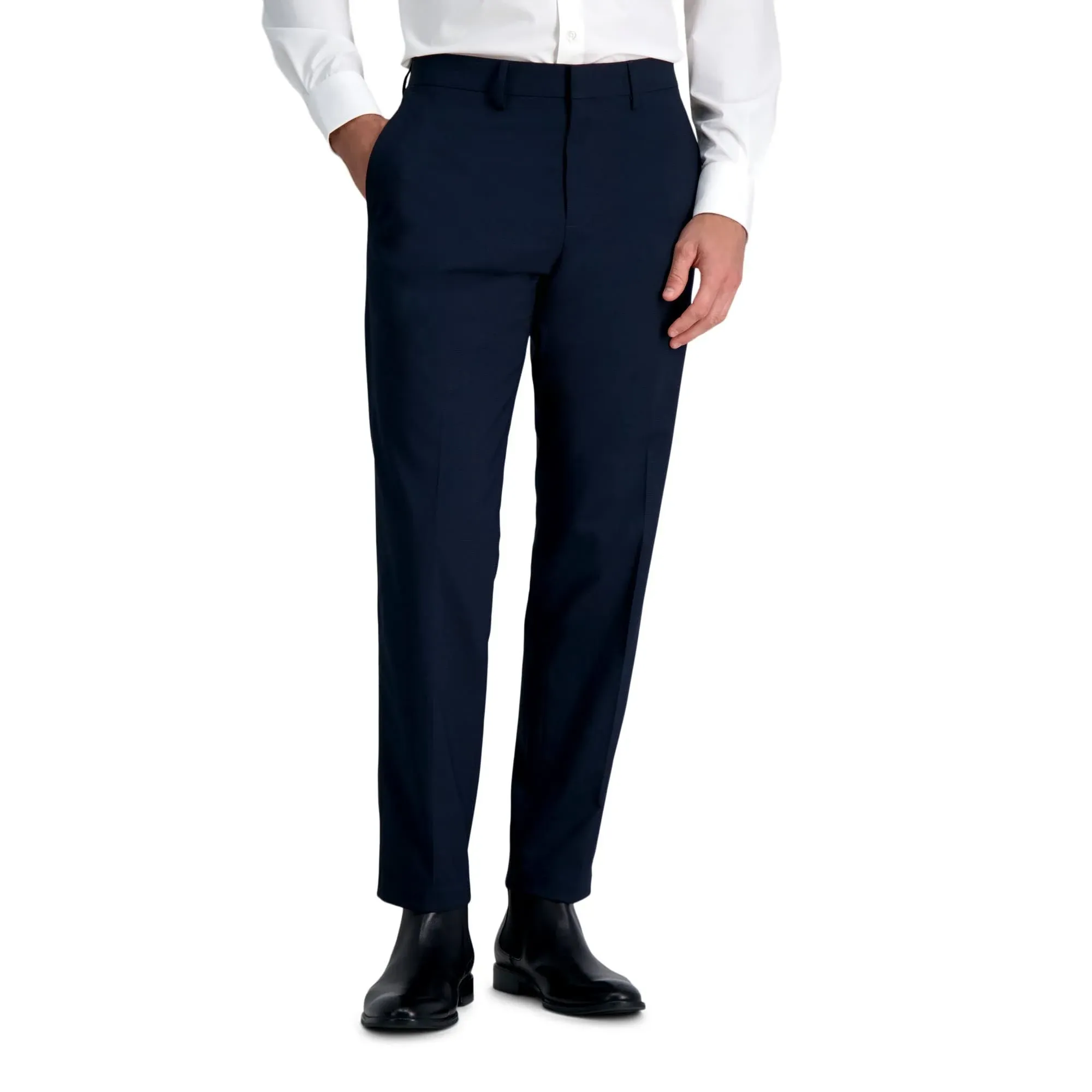 Haggar Men's Premium Stretch Tailored Fit Subtle Pattern Suit Separates-Pants and Jackets