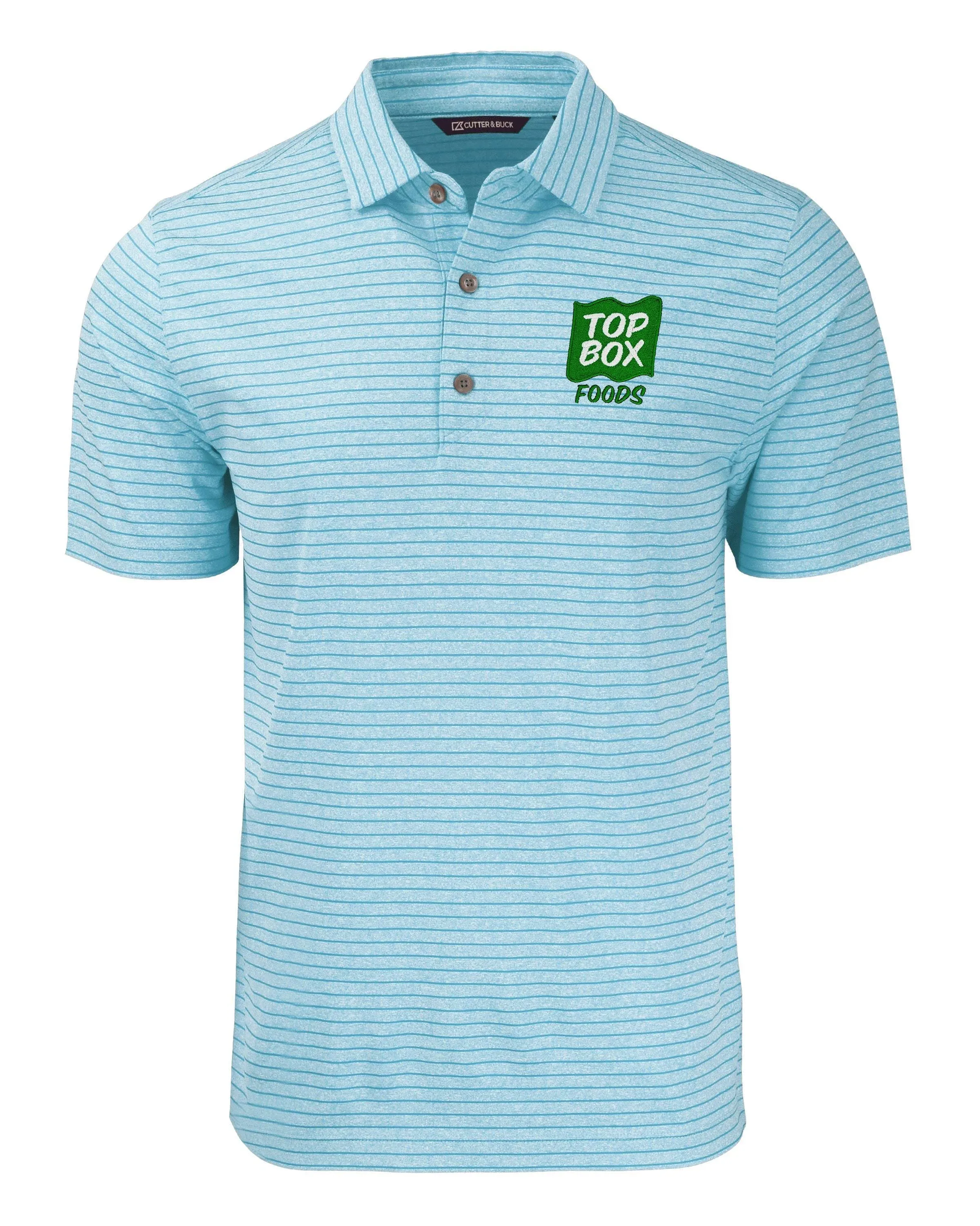 Cutter & Buck Forge Eco Heather Stripe Stretch Recycled Mens Big & Tall Polo ...