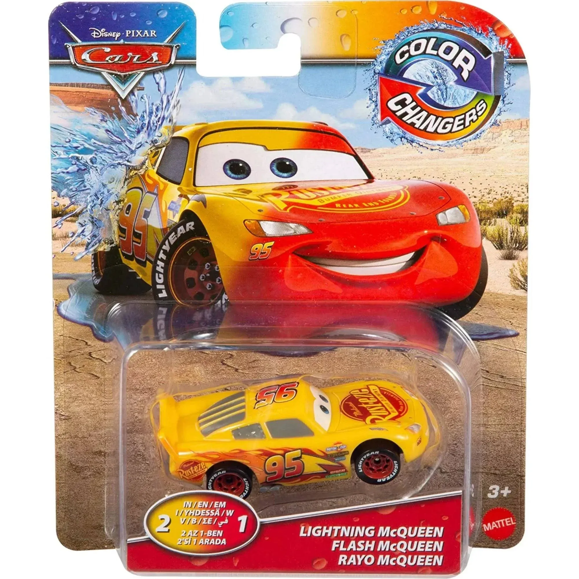 Disney Pixar Cars Color Changers Lightning McQueen