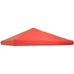 12 x 12 ft Standard 150D Oxford Fabric Pop-Up Canopy Shade - Red