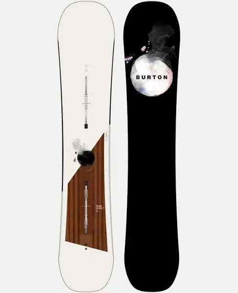 Burton Men's Flight Attendant Camber Snowboard (2nd Quality), 56W