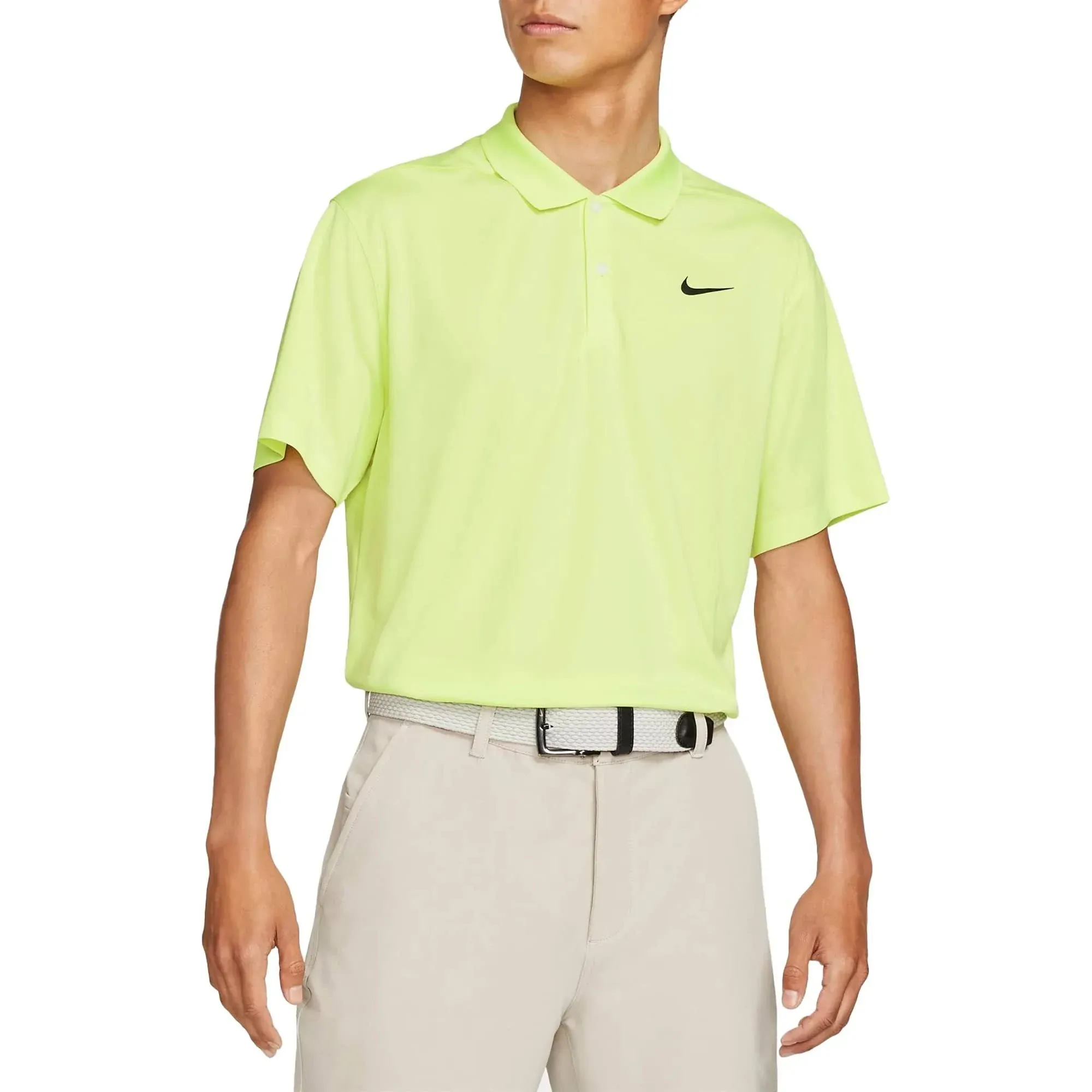 Nike Men's Dri-Fit Victory Golf Polo, Medium, LT Lemon Twist