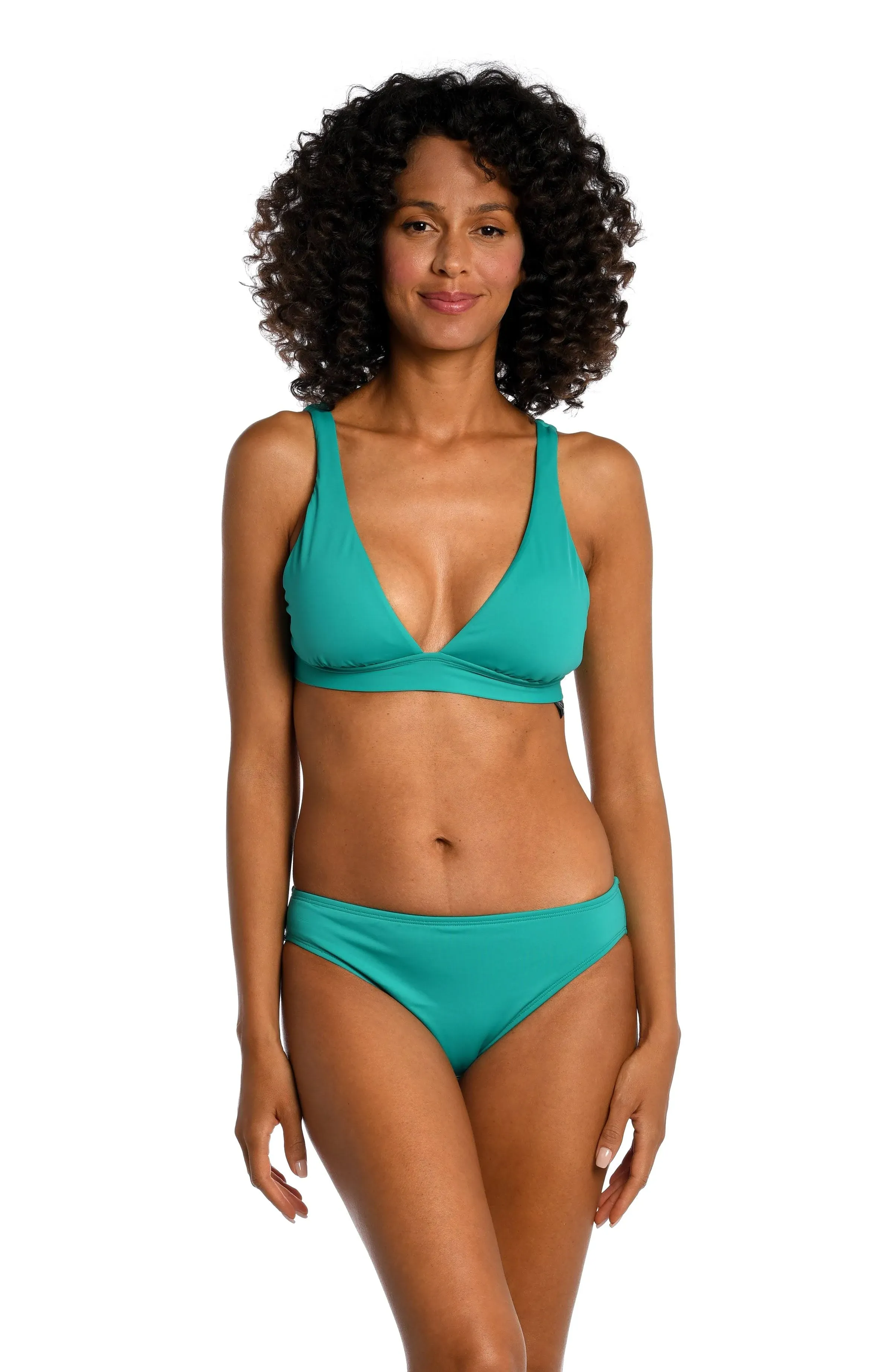 La Blanca Island Goddess Clean Tall Triangle Top Women's Swimwear : 4