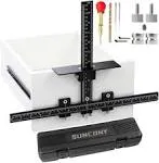 Cabinet Hardware Jig All Aluminum Alloy,Adjustab<wbr/>le Drill ALL Aluminum 16inches