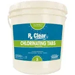 RX Clear 3" Stabilized Chlorine Tablets, 5 lbs.