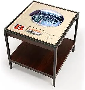 Cincinnati Bengals 25 Layer 3D Stadium View Lighted End Table