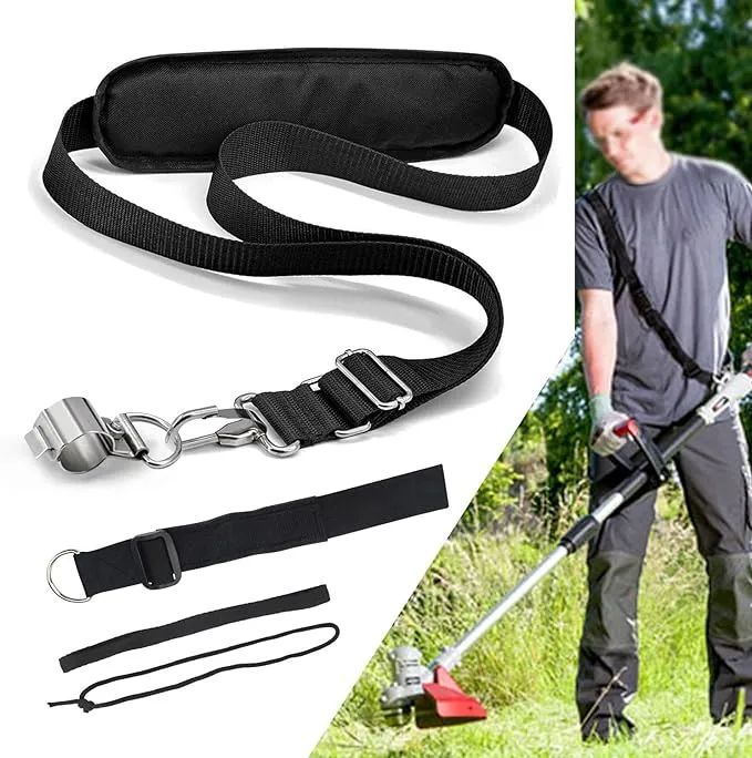 Universal Shoulder Strap / Weed Eater Strap / Trimmer Strap - Universal Replaces Shoulder Strap, Compatible with EGO 56V String Trimmer, Leaf Blower, Multi Head System - for Most Brand Grass Trimmer