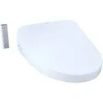 Toto SW3056T40#01 Washlet S550e Contemporary Elongated Bidet Toilet Seat with EWATER+ - Cotton White