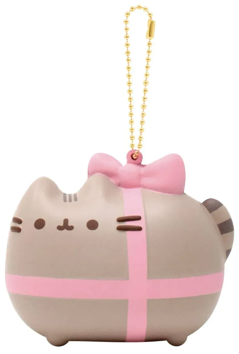 Hamee Pusheen Cat Slow Rising Cute Jumbo Squishy Toy (Bread Scented, 6.3 inch) [Birthday Gift Bags, Party Favors, Gift Basket Filler, Stress Relief Kawaii Stuff Toys] - Loaf