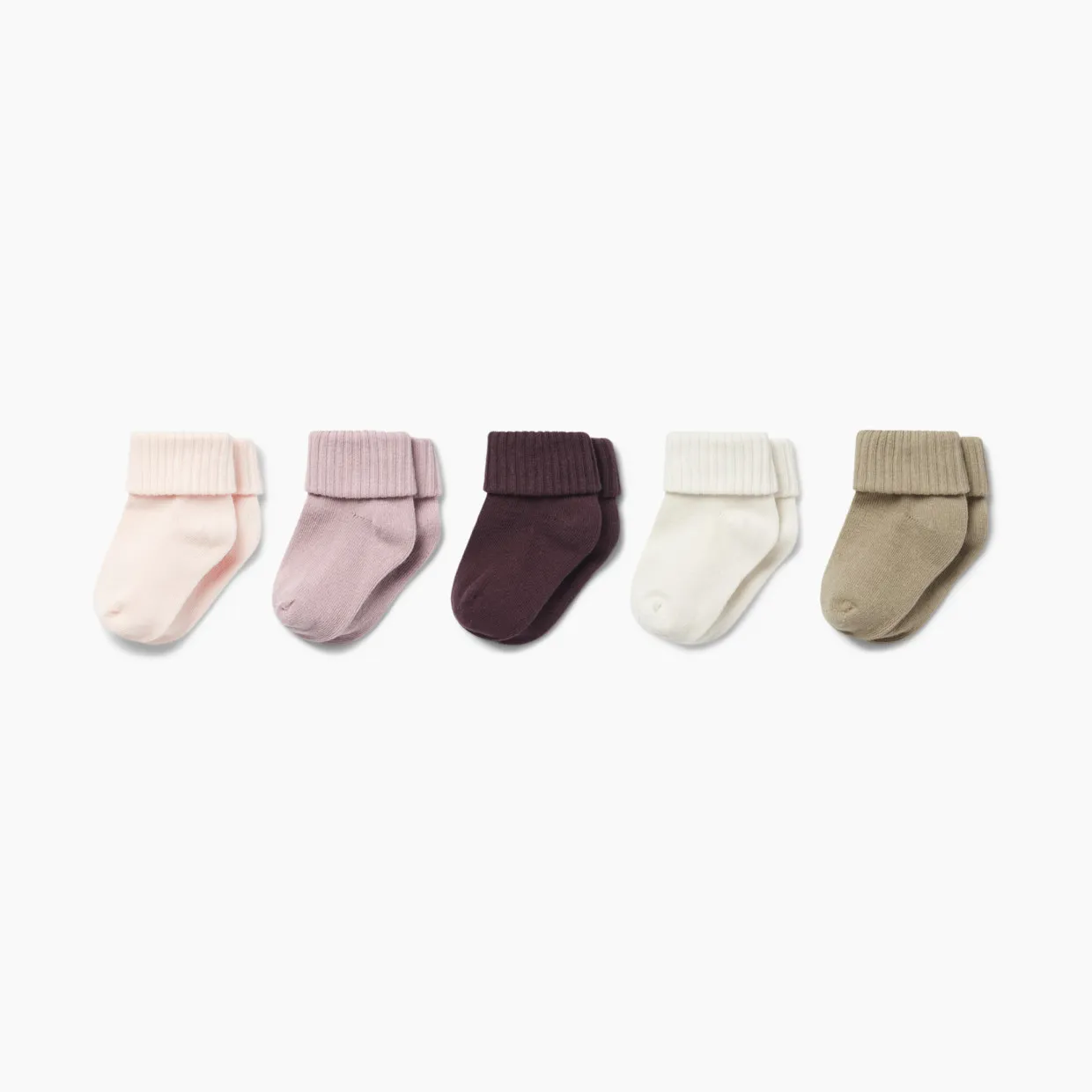 Burt's Bees Baby 6 Pack Organic Cotton Ankle Socks