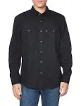 Levi's Men's Classic Standard Fit Western Shirt - Black Rinse - XL