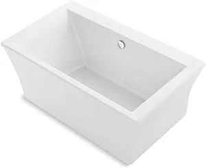 Stargaze 60" Soaking Bathtub for Freestanding Installations with Center Drain