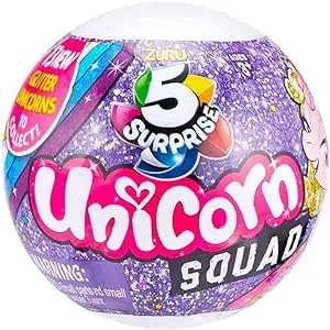 5 Surprise Unicorn Squad Series 2 Mystery Collectible Capsule