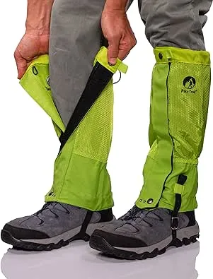 Pike Trail Leg Gaiters - Waterproof and Adjustable Snow Boot Gaiters for Hiking,