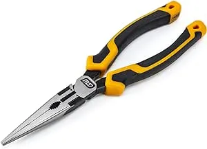 GEARWRENCH 8" Pitbull Dual Material Long Nose Pliers - 82177C