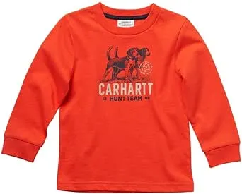 Carhartt Boys' Knit Long Sleeve Crewneck T-Shirt