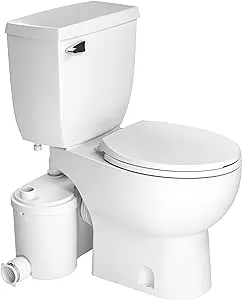 Saniflo Sanibest Pro Round Bowl Toilet with Grinder Pump