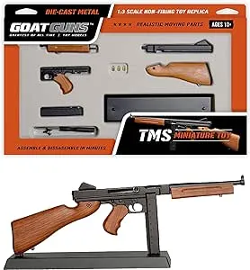 GoatGuns Miniature M1A1 Model TSMG | 1:3 Scale Diecast Metal Build kit