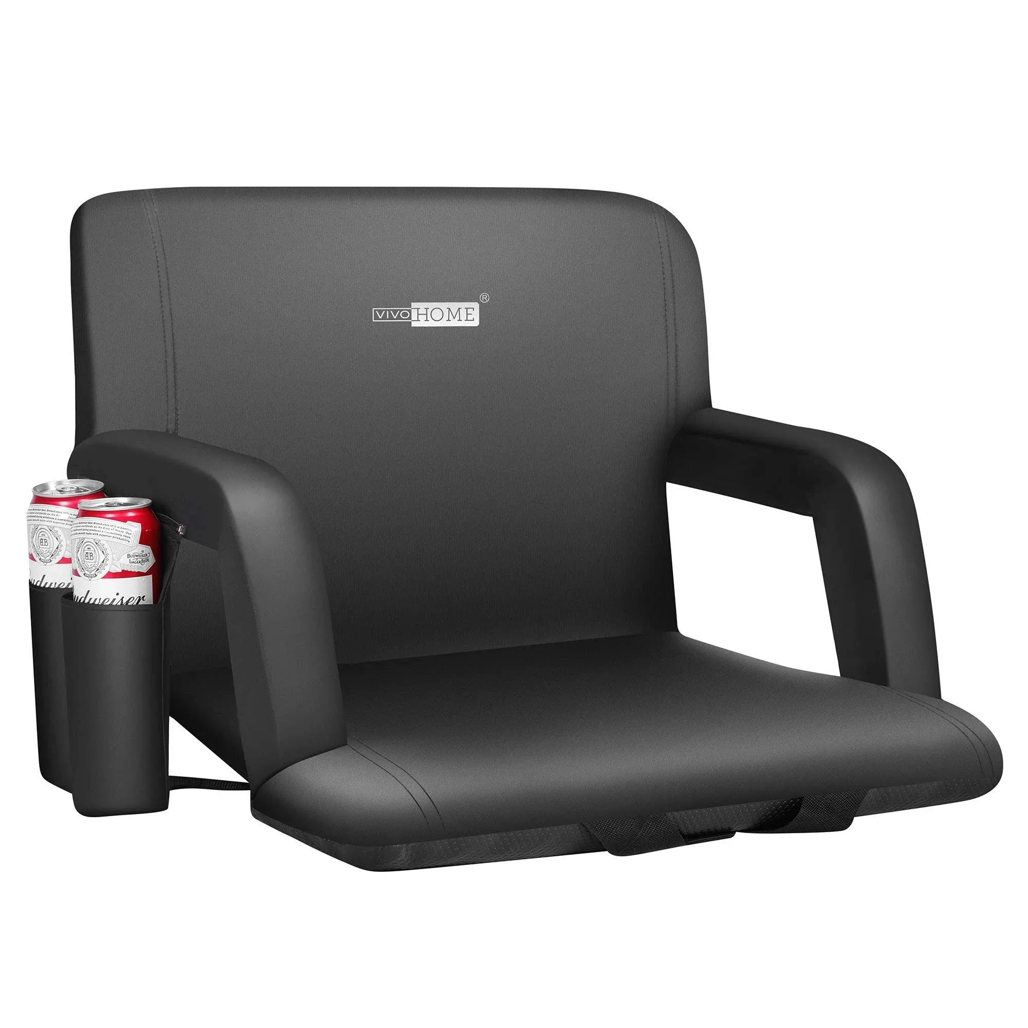 VIVOHOME Reclining Stadium Seat Backrest and Armrests