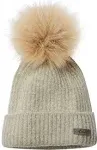 Columbia 186210 Winter Blur Pom Pom Beanie - Chalk - One Size Fits Most