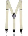 Mens Suspenders with Swivel Hooks on Belt Loops Heavy Duty Big and Tall Adjustable Braces