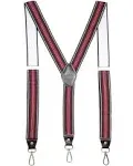 Mens Suspenders with Swivel Hooks on Belt Loops Heavy Duty Big and Tall Adjustable Braces