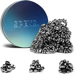 Speks Crags Ferrite Putty, 150+ Ferrite Stones in a Tin, Fidget Toy for Adults & Teens 14+, Desk Toy for Office, Christmas Gift, Holiday Stocking Stuffer, Stress Relief Present | Serenity, Small