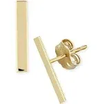 Bloomingdale's Bar Stud Earrings in 14K Yellow Gold - Exclusive