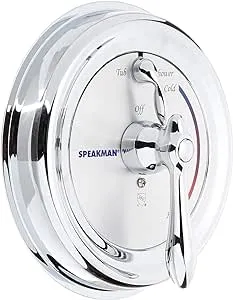 Speakman, Polished Chrome CPT-3400 Sentinel Mark II Pressure Balance Diverter Shower Trim, (Valve Not Included)